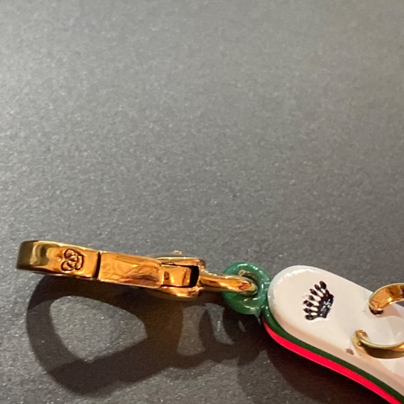 Y2K VINTAGE JUICY COUTURE FLIP FLOP SANDAL CHARM BEACH SUMMER PAVE PINK - Picture 6 of 6